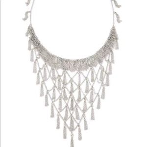 Kendra Scott Silver Georgina Statement Necklace
